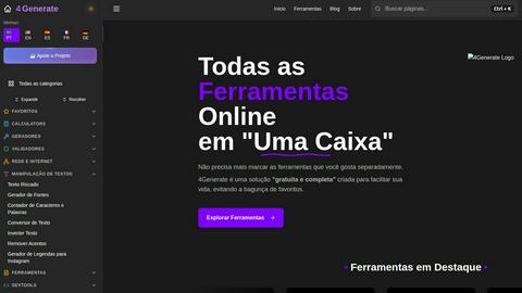 4Generate application interface and features