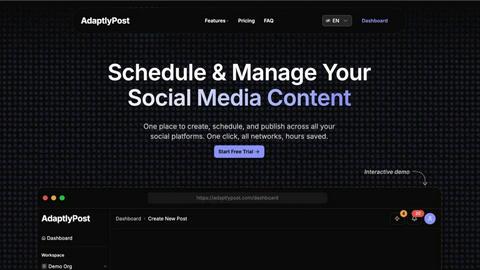 AdaptlyPost screenshot