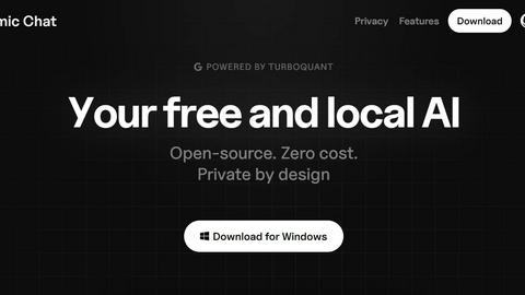 Atomic Chat application interface and features