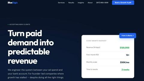 Blue Digix application interface and features