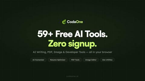 CodaOne AI application interface and features