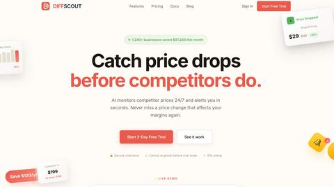 DiffScout application interface and features