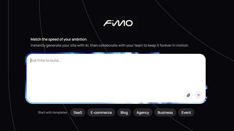 Fimo application interface and features