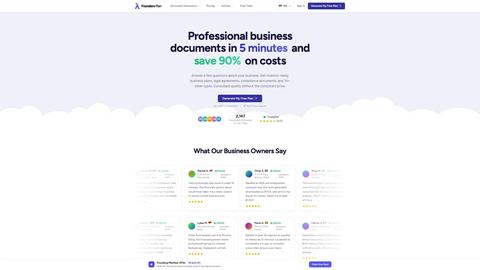 FoundersPlan screenshot