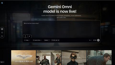 Gemini Omni Video application interface and features