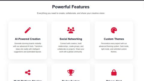 Haporium application interface and features