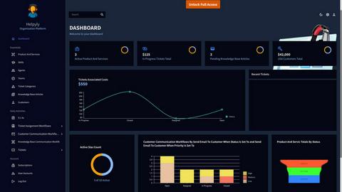 Helpyly application interface and features