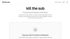 kill the sub - product for Personal Finance