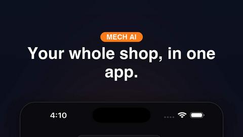 MECH AI application interface and features