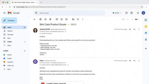Cece AI application interface and features