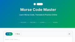 Morse Code Master - product for productivity