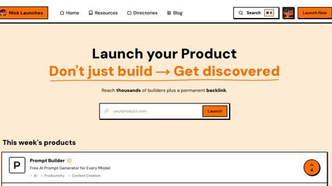 Nick Launches application interface and features