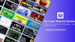 No Code Website Builder - product for No Code & Low Code
