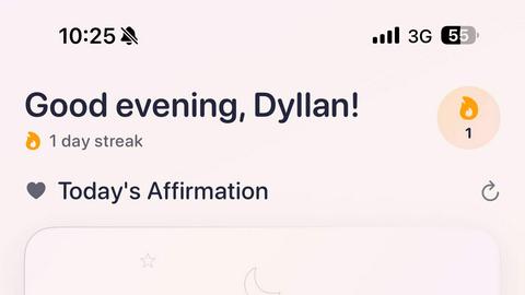 Daily Affirmations - Miracle application interface and features