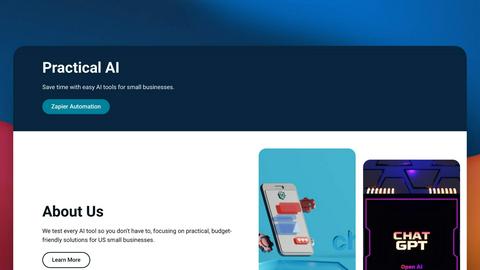 Practical AI (Practical AI for SMB) application interface and features