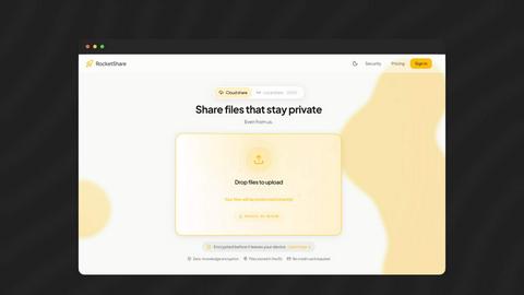 RocketShare screenshot