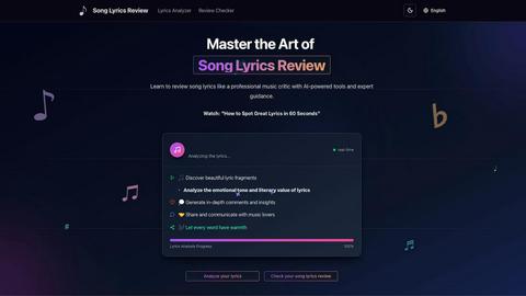 Song Lyrics Review screenshot
