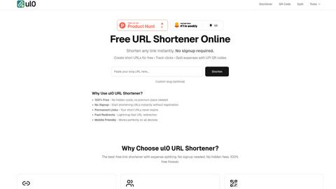 ul0 application interface and features