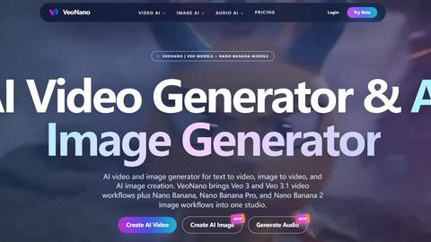 VeoNano application interface and features