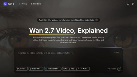 Wan 3 application interface and features