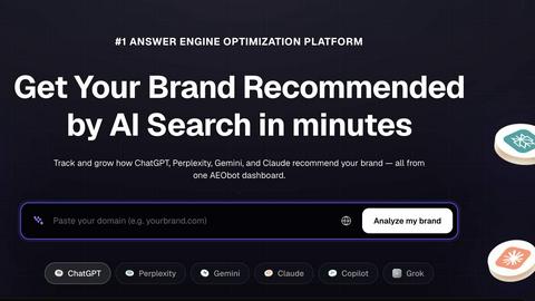 AEOBot application interface and features