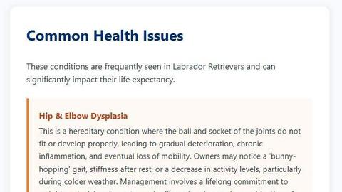 BreedMetrics.com screenshot