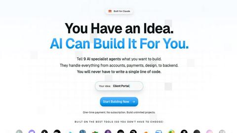 Build This Now application interface and features
