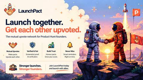 LaunchPact application interface and features