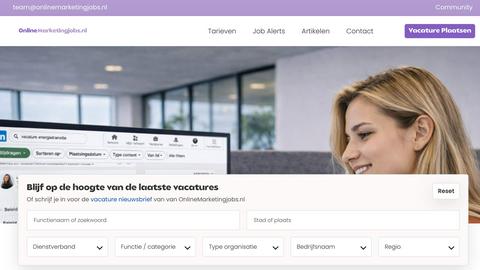 OnlineMarketingjobs.nl screenshot