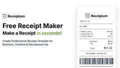 Receiptum - product for Design Tools