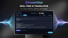 StreamVox - AI Live Translator - product for Software